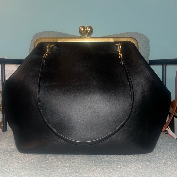 Coach Large Kisslock Frame Bag - Picture 1 of 12